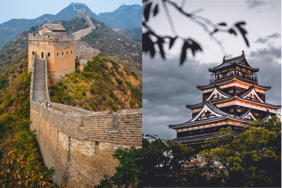 china vs japan travel